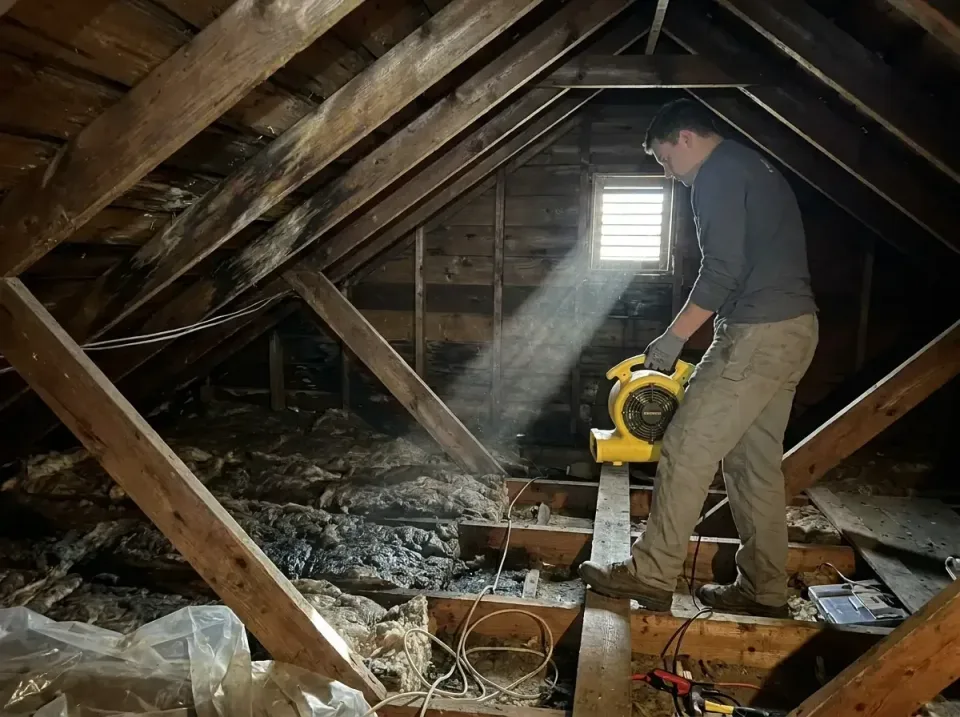 attic-water-damage-drying-proc-007 — frequently asked questions, Emergency Water Extraction & 24/7 Flood Response in Winnfie…